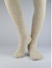 NOVITI RB004-G-01 Pėdkelnės super soft beige melange 140/146