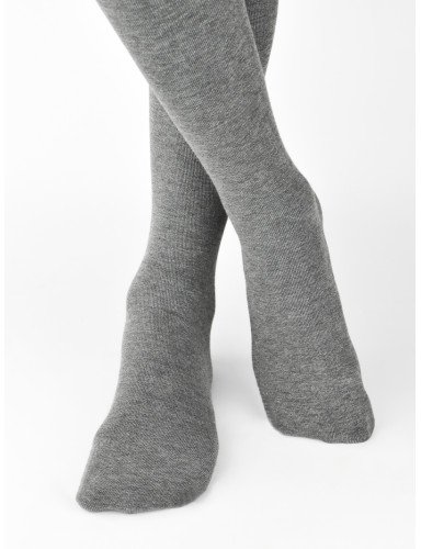 NOVITI RB004-G-05 Pėdkelnės super soft graphite melange 128/134