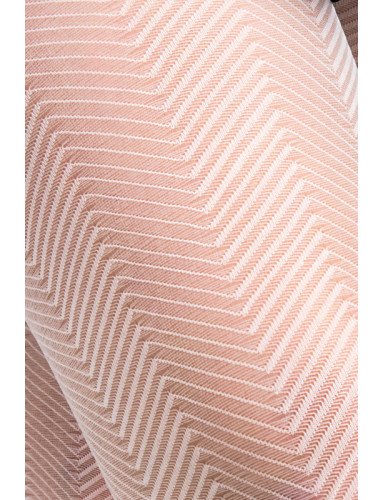 NOVITI RM013-G-01 Pėdkelnės micro 30den baltos spalvos eglute 104/110
