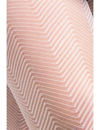 NOVITI RM013-G-01 Pėdkelnės micro 30den baltos spalvos eglute 104/110