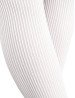 NOVITI RM014-G-01 Pėdkelnės micro 30den baltos dryžuotos 140/146