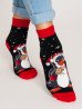 NOVITI SF012-U-02 XMAS Penguin frotinės kojinės 27/30