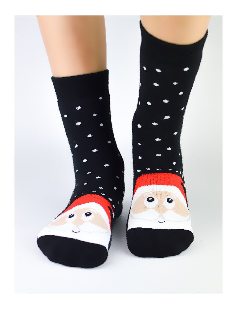 NOVITI SF012-U-03 XMAS Santa Claus frotinės kojinės 31/34