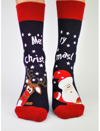 NOVITI SF012-U-04 XMAS Merry Christmas frotinės kojinės 31/34