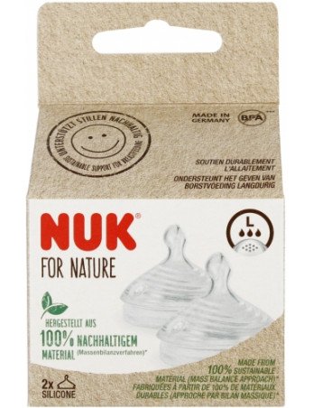 NUK 124027 Buteliuko čiulptukas L 2 vnt