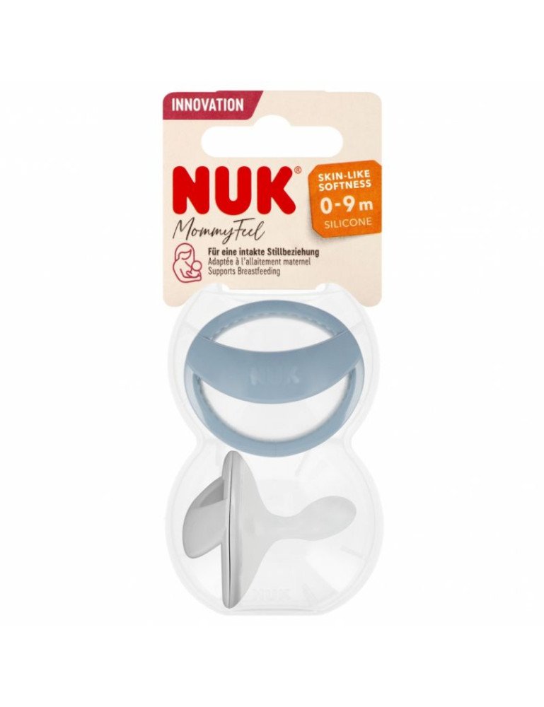 NUK 175313 Silikoninis čiulptukas 0-9 m Mommy Ful 2 vnt., mėlynos spalvos NUK 175313 Silikoninis čiulptukas 0-9 m Mommy Ful 2 vnt., mėlynos spalvos