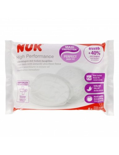 NUK 252137 HIGH PEFORMENCE krūtų įklotai 8vnt.