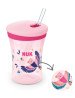 NUK 255574 EVOLUTION ACTION CUP 230 ml 12+ CAMELEON lašinamas puodelis