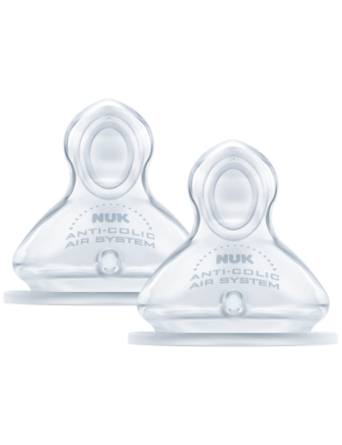 NUK 709245 FC+ 1 M buteliukas silikoninis čiulptukas 2 vnt