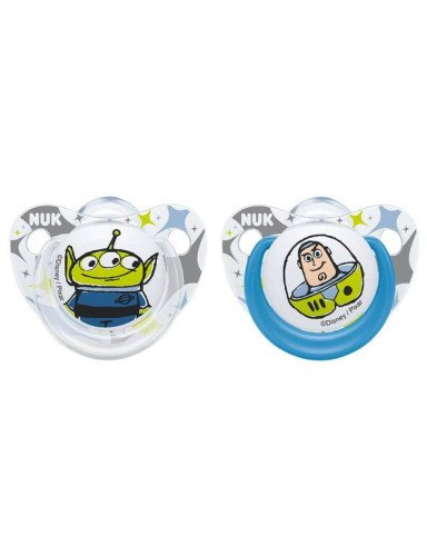 NUK 730411 Silikoninis čiulptukas 0-6 TRENDLINE TOY STORY 2vnt