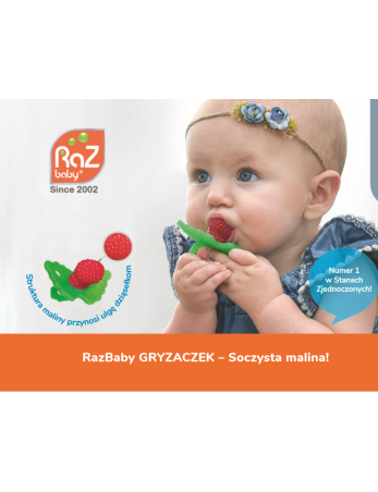 RAZBABY 009-RT Juicy Raspberry 1 vnt