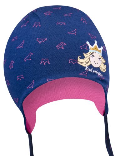 SKORPIONAS CDA-568 GIRL LITTLE PRINCES dviguba kepurė 38-40cm