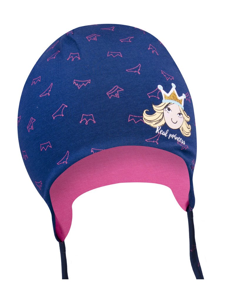 SKORPIONAS CDA-568 GIRL LITTLE PRINCES dviguba kepurė 38-40cm