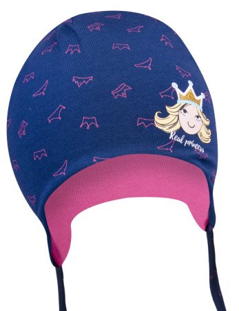 SKORPIONAS CDA-568 GIRL LITTLE PRINCES dviguba kepurė 38-40cm