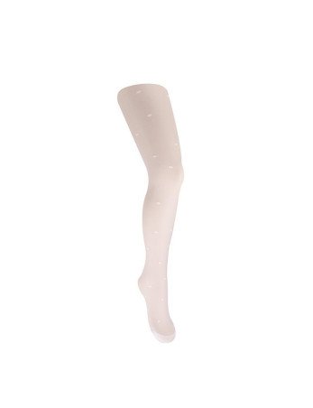 SCORPIO RA-43 Lycra raštuotos pėdkelnės baltos spalvos 20den 152-158