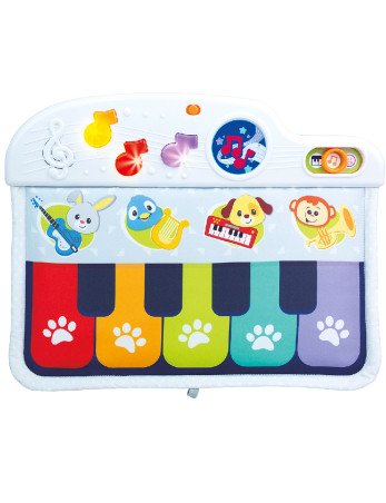 SMILY PLAY 0781 Fortepijonas ant vaikiškos lovelės rėmo