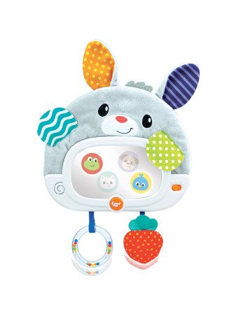 SMILY PLAY 0798 Zuikis su veidrodėliu vaikiškos lovytės rėmui