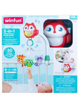 SMILY PLAY 720015 Vaikiškos lovelės karuselė