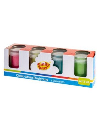 SMILY PLAY SP83344 Tortas, plastikinė masė su blizgučiais