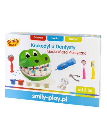 SMILY PLAY SP83346 Krokodilas pas odontologą, tešlos lakštai