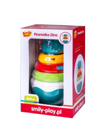 SMILY PLAY SP83662 Dino piramidė