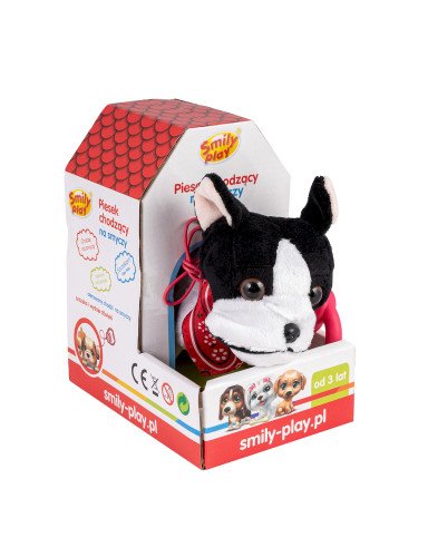 SMILY PLAY SP83912 Šuo vaikšto su pavadėliu