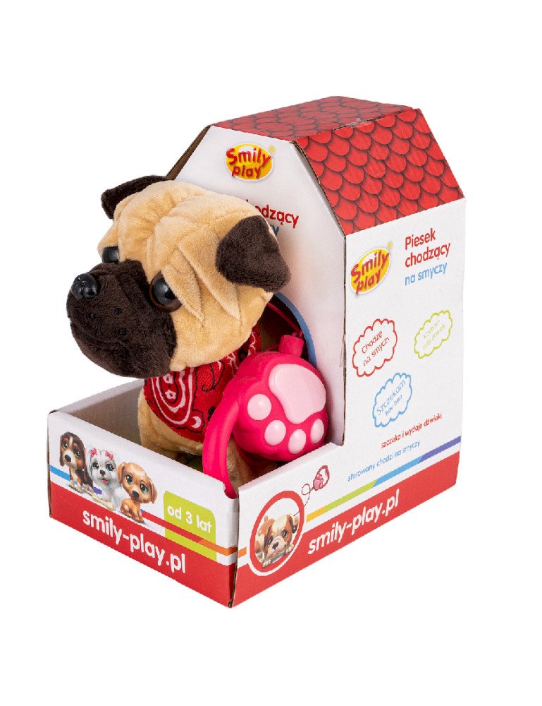 SMILY PLAY SP83913 Šuo vaikšto su pavadėliu
