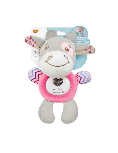 SMILY PLAY SP84076 Sensorinis pliušinis žaislas su garsu Karvė