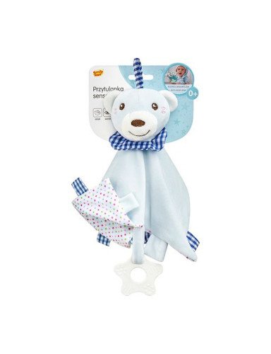 SMILY PLAY SP84081 Sensorinis pliušinis meškiukas 0+