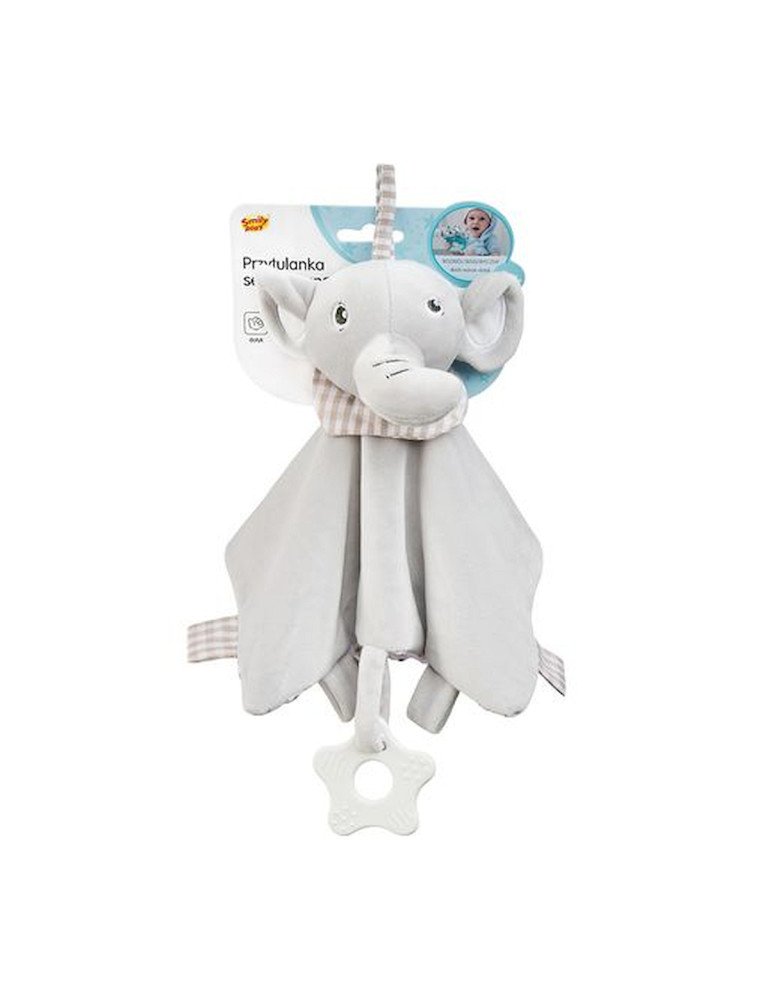 SMILY PLAY SP84082 Sensorinis pliušinis dramblys 0+