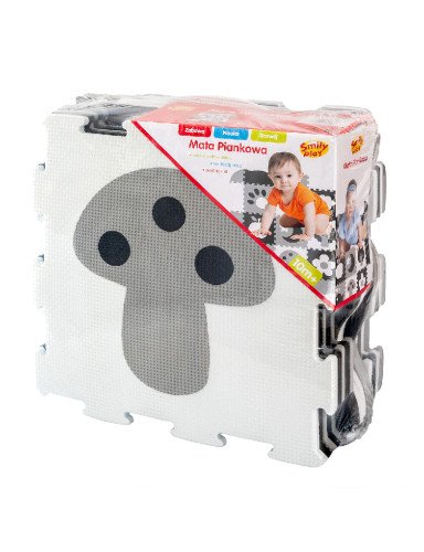 SMILY PLAY SP84510 Putų kilimėlis 32x32 juodai baltas
