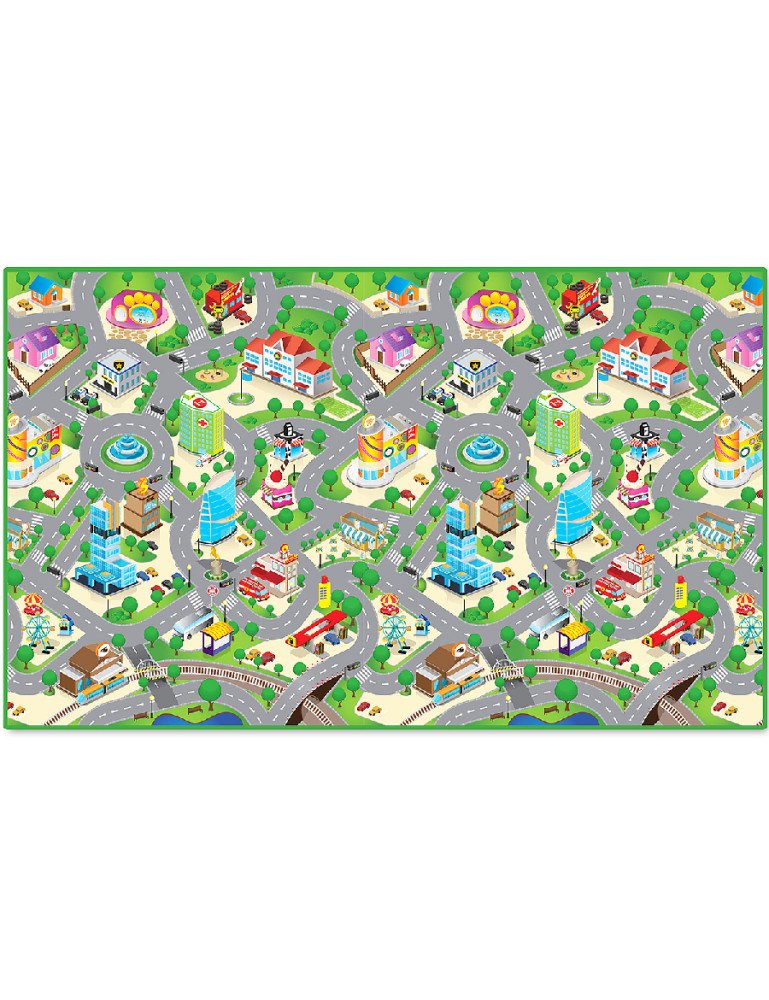 SMILY PLAY SP84511 Miesto putų kilimėlis 200x120cmx3mm