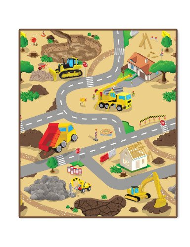 SMILY PLAY SP84512 Statybinis kilimėlis 120x100cmx3mm