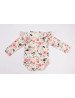 BABY 01189 Kūdikių bodis ilgomis rankovėmis Rose 68/74