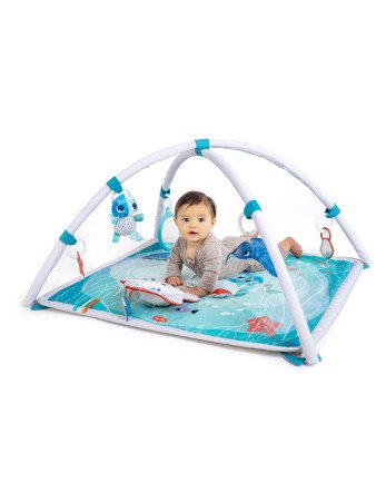 TINY LOVE TL12070068 2-in-1 gimnastika su galvos juosta ir karusele TREASURES OF THE OCEAN