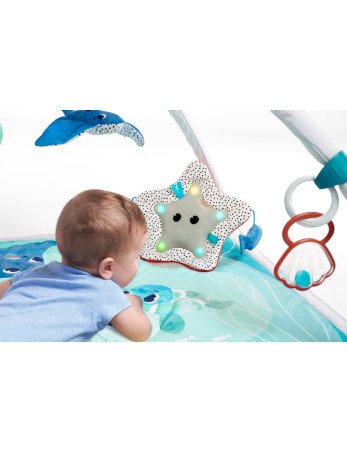 TINY LOVE TL12070068 2-in-1 gimnastika su galvos juosta ir karusele TREASURES OF THE OCEAN