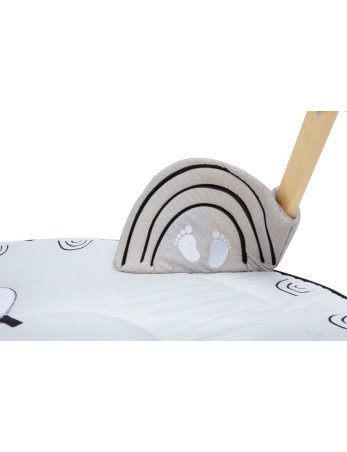 TINY LOVE TL12083068 Kūdikių gimnastika su stovu DECOR LUXE juoda/balta