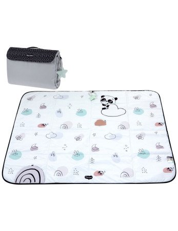 TINY LOVE TL12086000 lavinamasis/keliaujantis kilimėlis XL DECOR juoda/balta