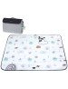 TINY LOVE TL12086000 lavinamasis/keliaujantis kilimėlis XL DECOR juoda/balta