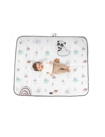 TINY LOVE TL12086000 lavinamasis/keliaujantis kilimėlis XL DECOR juoda/balta