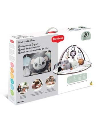 TINY LOVE TL12092068 Gimnastika su galvos juosta ir karusele 2in1 DECOR juoda/balta