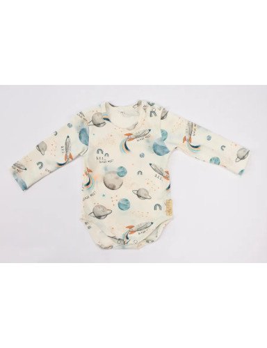 BABY 01199 Kūdikių kostiumėlis ilgomis rankovėmis Cosmos Ecru 80/86