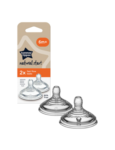 TOMMEE TIPPEE TTP42112452 Buteliukų čiulptukai 6+ silikoniniai 2vnt
