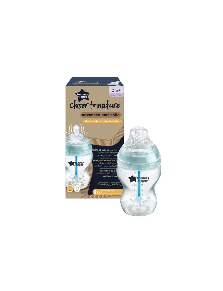 TOMMEE TIPPEE TTP42256986 Plastikinis buteliukas nuo kolkos 260 ml