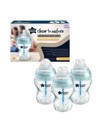 TOMMEE TIPPEE TTP422746 Plastikinis buteliukas nuo kolkos 260 ml 3pak