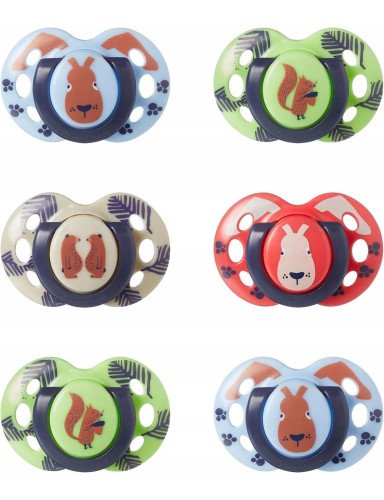 TOMMEE TIPPEE TTP43340399 FUN FRIENDS čiulptukas 18-36m 2pak