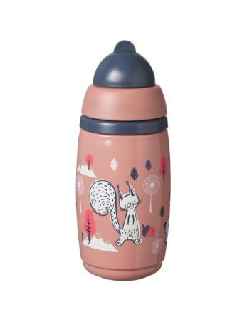 TOMMEE TIPPEE TTP447825 Superstar 266 ml rožinis buteliukas su šiaudeliu