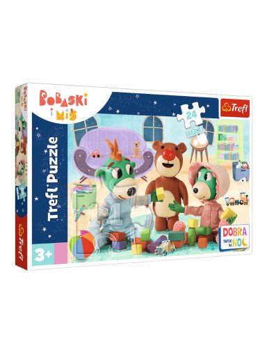 TREFL 14325 Dėlionės 24 MAXI Trefliko žaidimai prieš miegą