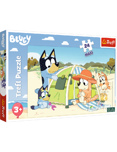 TREFL 14357 Dėlionė 24 MAXI Puiki diena Bluey