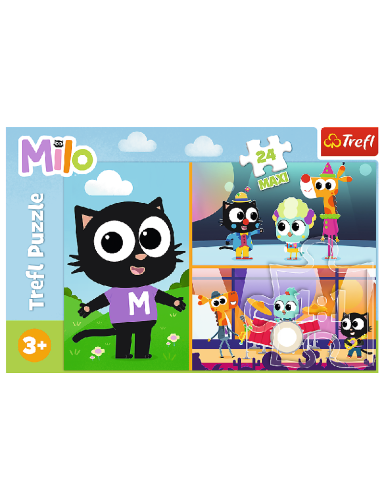 TREFL 14371 Dėlionė 24 MAXI Katinėlio Milo nuotykiai
